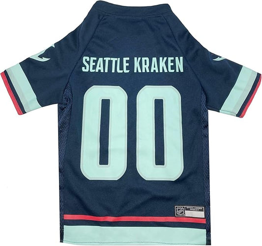Pets First NHL Seattle Kraken Jersey for Dogs & Cats, Large