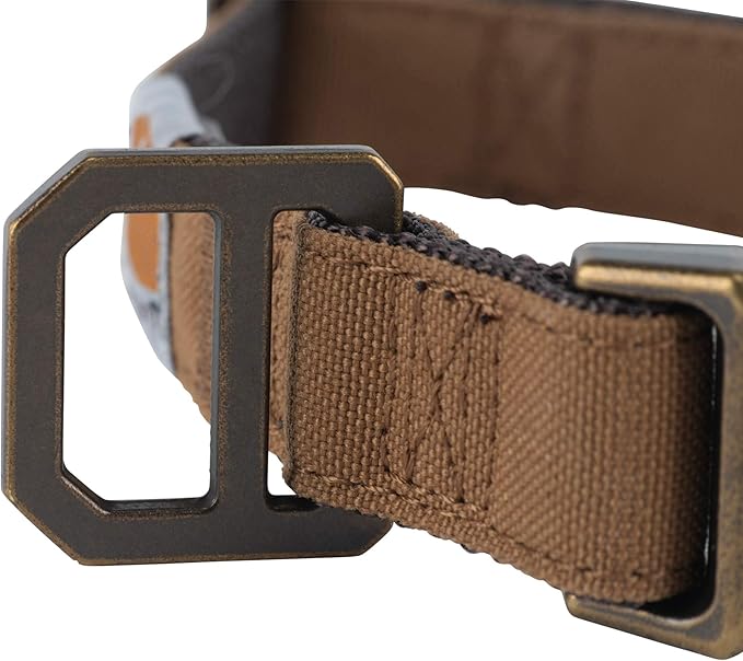 Carhartt Nylon Duck Dog Collar Carhartt Brown/Dark Brown Large