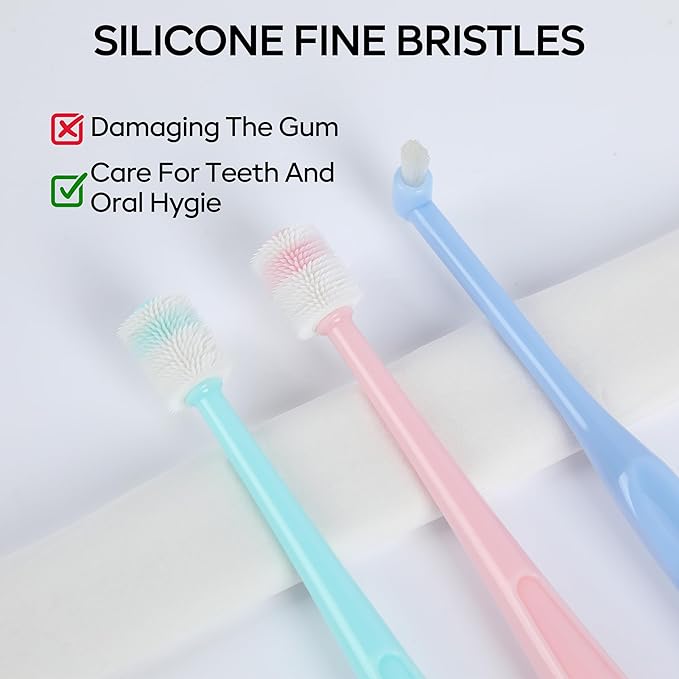 Pet Dental Care Set - Cat Toothbrush & Dog Toothbrush - Tooth Brush for Dogs Small Breed - Kitten Tooth Brushing Kit - Ideal for Maintaining Oral Health and Fresh Breath