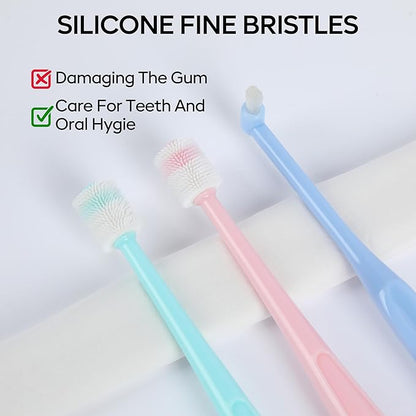Pet Dental Care Set - Cat Toothbrush & Dog Toothbrush - Tooth Brush for Dogs Small Breed - Kitten Tooth Brushing Kit - Ideal for Maintaining Oral Health and Fresh Breath
