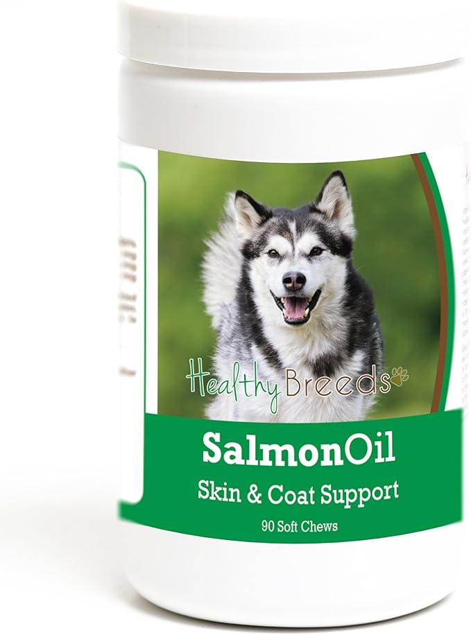 Healthy Breeds Alaskan Malamute Salmon Oil Soft Chews 90 Count