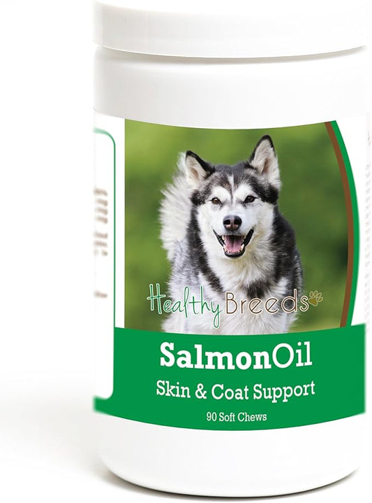 Healthy Breeds Alaskan Malamute Salmon Oil Soft Chews 90 Count