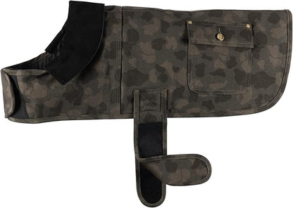 Carhartt Firm Duck Insulated Dog Chore Coat, Duck Camo Tarmac, Large