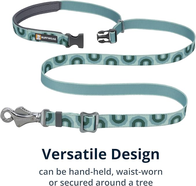 Ruffwear, Crag Ex Leash, Extendable Dog Leash, Hand-Held or Waist-Worn Reflective Lead, Grassy Oxbow