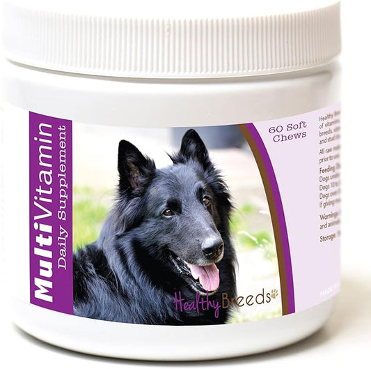 Healthy Breeds Belgian Sheepdog Multi-Vitamin Soft Chews 60 Count