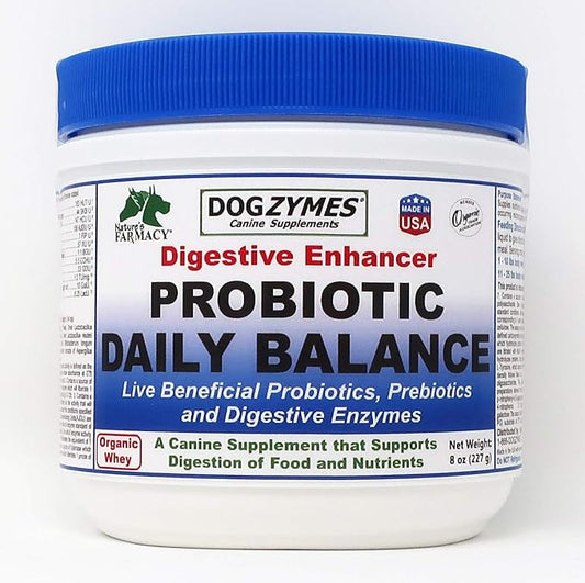 Dogzymes Dissolvable Powder Digestive Enhancer for Dogs, (8 ounce)