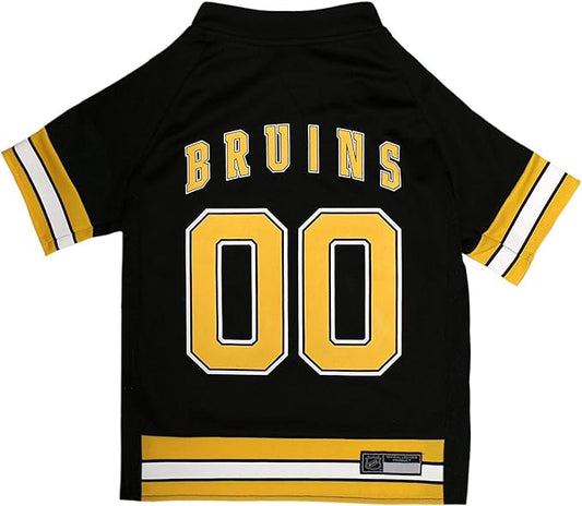 Pets First NHL Boston Bruins Jersey for Dogs & Cats, X-Small. - Let Your Pet Be A Real NHL Fan!