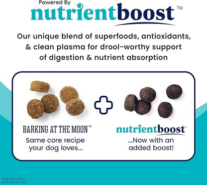 Solid Gold Dry Dog Food w/Nutrientboost for Adult & Senior Dogs - Made with Real Beef, Egg, and Pea - Barking at The Moon High Protein Dog Food for Energy, Digestive and Immune Support - 22 LB Bag