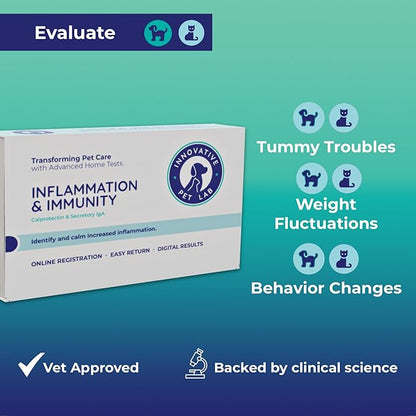 At-Home Test Kit- Gut Health Evaluation and Expert Panel Insights- Ideal for Dogs and Cats- Pet Essential for Digestive Health