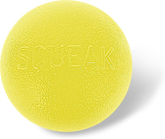 Outward Hound Orbee-Tuff Squeak Ball Yellow Dog Fetch Toy