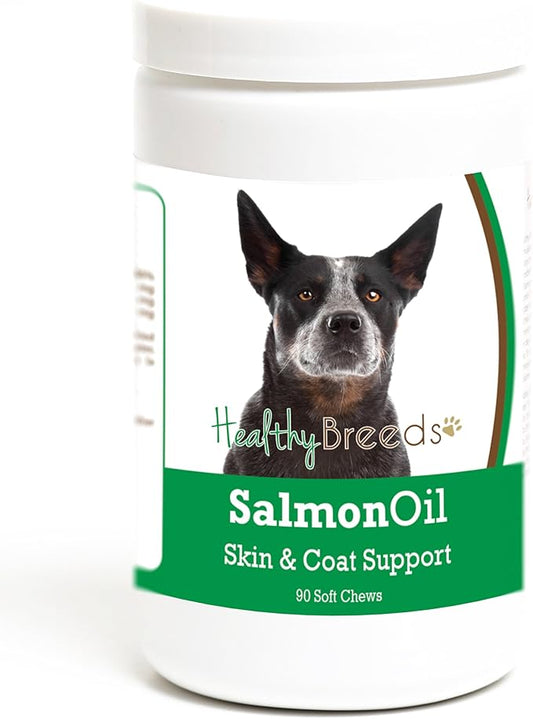 Healthy Breeds Australian Cattle Dog Salmon Oil Soft Chews 90 Count