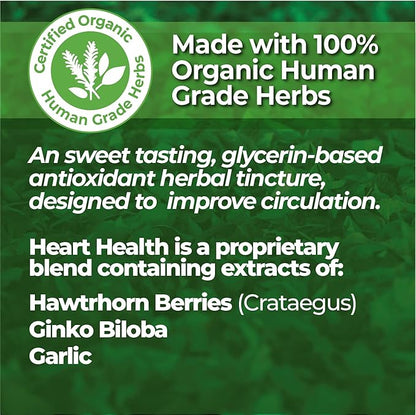 Animal Essentials Heart Health Cardio Support for Dogs and Cats, 1 fl oz - Made in USA Organic Hawthorn Berries Alcohol Free
