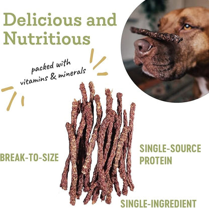 Farm Hounds Premium Chicken Gizzard Sticks, 100% Natural, Pasture-Raised Chicken Treats for Dogs, Dehydrated Dog Protein Treats from Humane Farms, Dog Training Supplies & Essentials, 2-Pack