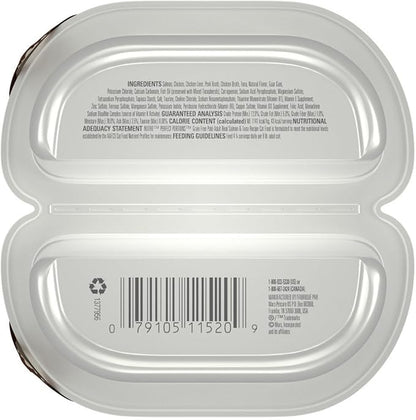 Nutro 50411520 24Ea/2.65Oz Grain Free Perfect Portions Soft Loaf Salmon & Tuna Recipe Cat Food, One Size