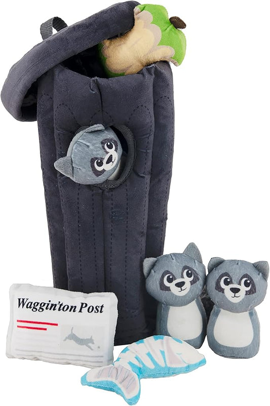 Outward Hound Hide A Raccoon Plush Dog Toy Puzzle