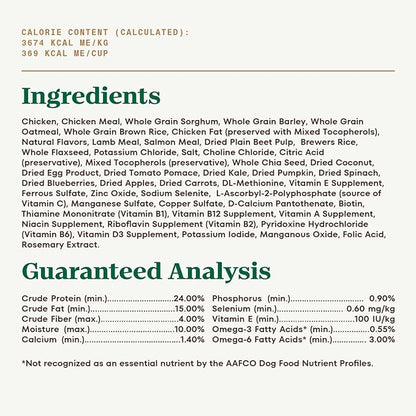 Nutro Ultra Adult Dry Dog Food with a Trio of Proteins from Chicken, Lamb and Salmon, 24 lb. Bag