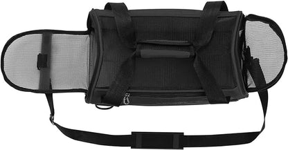 Cat Carrier Airline Approved Pet Carrier,Soft-Sided Pet Travel Carrier for Cats Dogs Puppy Comfort Portable Foldable Pet Bag,Airline Approved