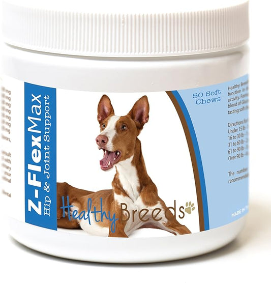 Healthy Breeds Ibizan Hound Z-Flex Max Hip and Joint Soft Chews 50 Count