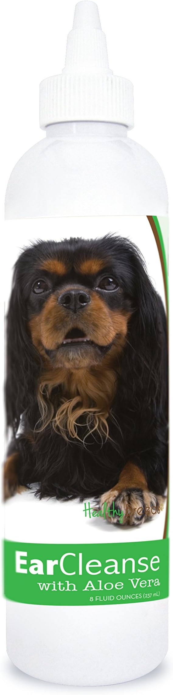 Healthy Breeds English Toy Spaniel Ear Cleanse with Aloe Vera Cucumber Melon 8 oz