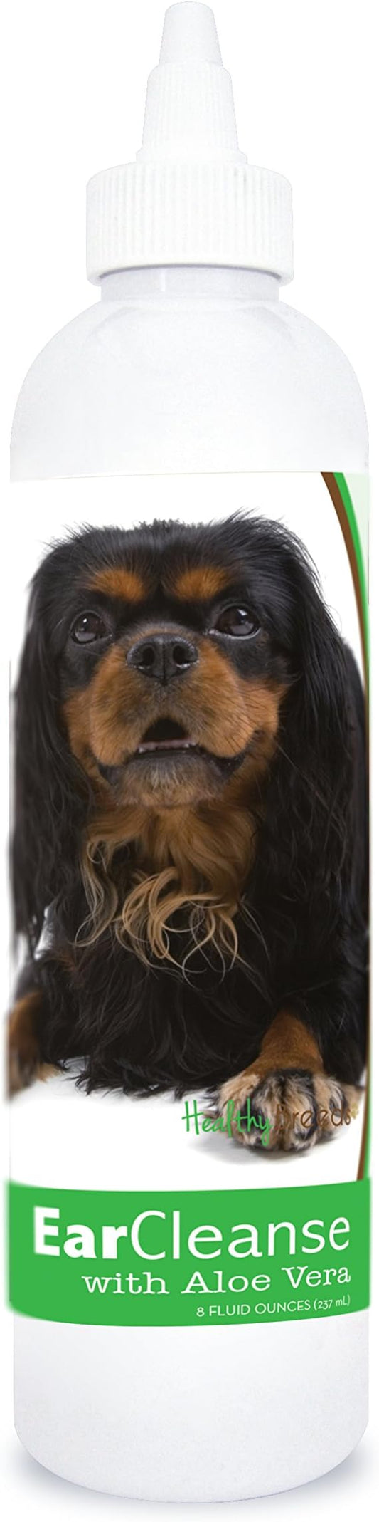 Healthy Breeds English Toy Spaniel Ear Cleanse with Aloe Vera Cucumber Melon 8 oz