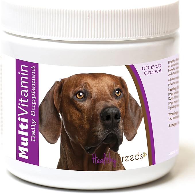 Healthy Breeds Rhodesian Ridgeback Multi-Vitamin Soft Chews 60 Count