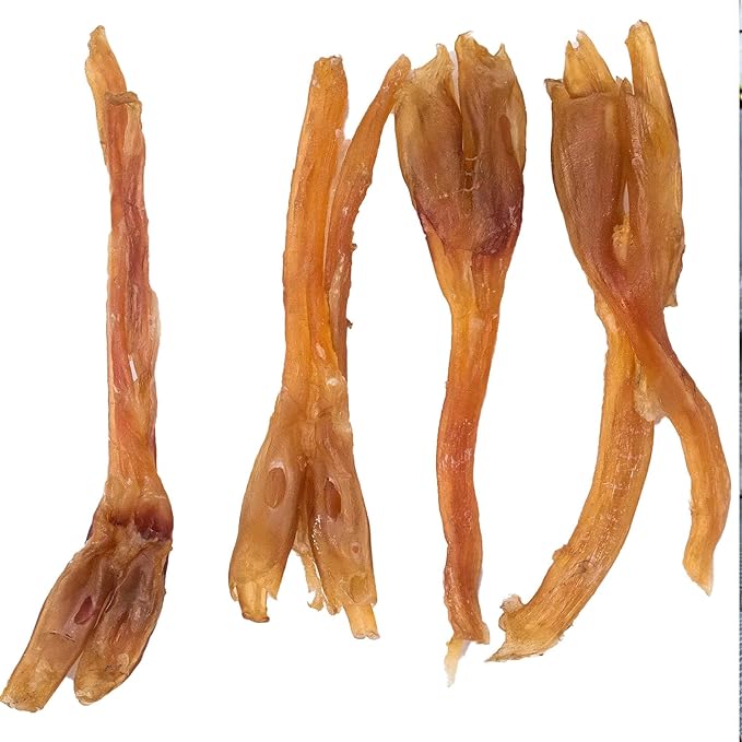 Pupford Beef Tendon Chews for Dogs | Cleans Teeth, Teaches Proper Chewing & Contains Glucosamine to Help Joints | Extra Thick, Long-Lasting, Natural Ingredients, Low Calorie (Standard, 4 Count)