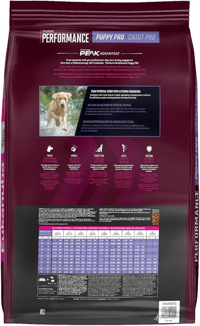 Eukanuba Premium Performance Puppy Pro Dry Dog Food, 4 lb Bag
