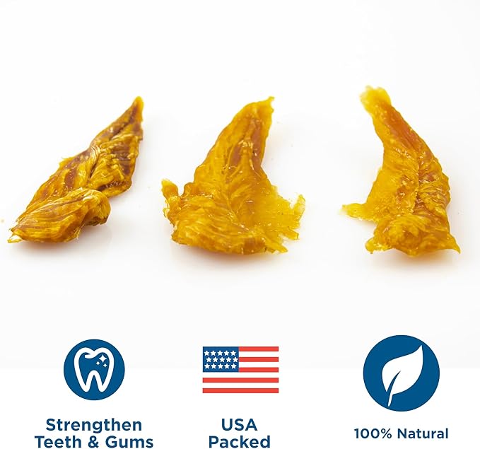 Best Bully Sticks Chicken Breast Dehydrated Dog Treats - Chicken Fillet Treats for Dogs 24 oz. - All Natural High Protein Real Chicken Premium Jerky Dog Chews - Grain Free Dog Treats