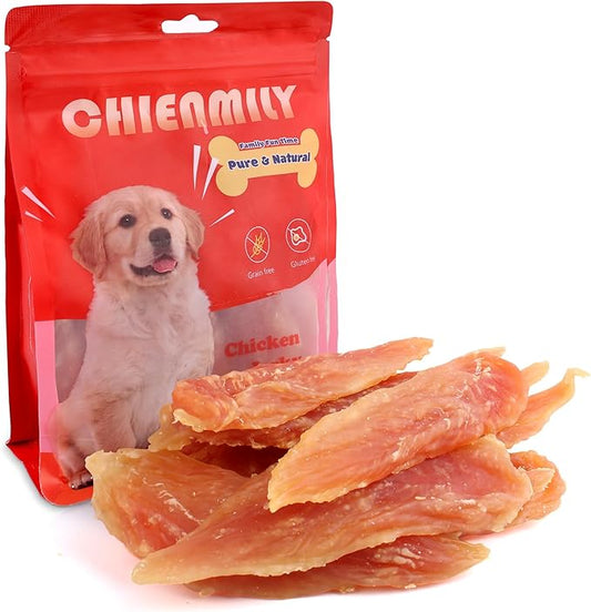 Chicken Jerky Training Dog Treats, Made with Real Chicken Breast Dog Snacks, High Protein & Grain Free Training Treats for All Dogs, 11.6 oz