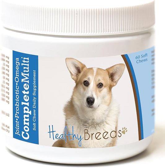 Healthy Breeds Cardigan Welsh Corgi All in One Multivitamin Soft Chew 60 Count