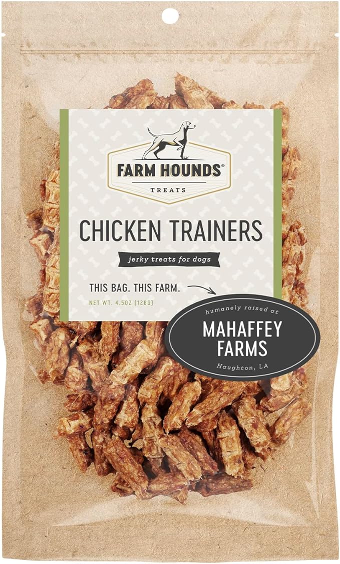 Farm Hounds Premium Bite-Sized Chicken Training Treats for Dog, 100% Made from Humanely-Raised Chickens, Dog Trainer Treats Healthy Delicious Dog Bites, Made in USA, 2-Pack