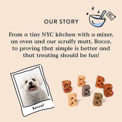 Bocce's Bakery Dailies Brushy Sticks to Support Oral Health & Fresh Breath, Wheat-Free Dental Bars for Dogs, Made with Real Ingredients, Baked in The USA, All-Natural Coconut & Mint, Medium Dogs