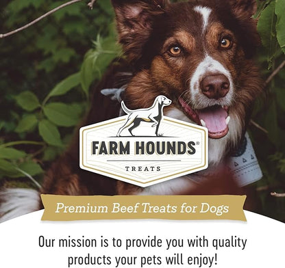 Farm Hounds Beef Spleen Jerky Treats for Dogs, Premium Dried Dog Treats, High Protein Training Treat for Small & Large Dogs, Natural & Healthy Dog Treats, Made in USA, Beef Spleen 4oz