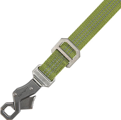 Carhartt Pet Durable Nylon Webbing Leashes for Dogs, Reflective Stitching for Visibility, Light Moss, Large