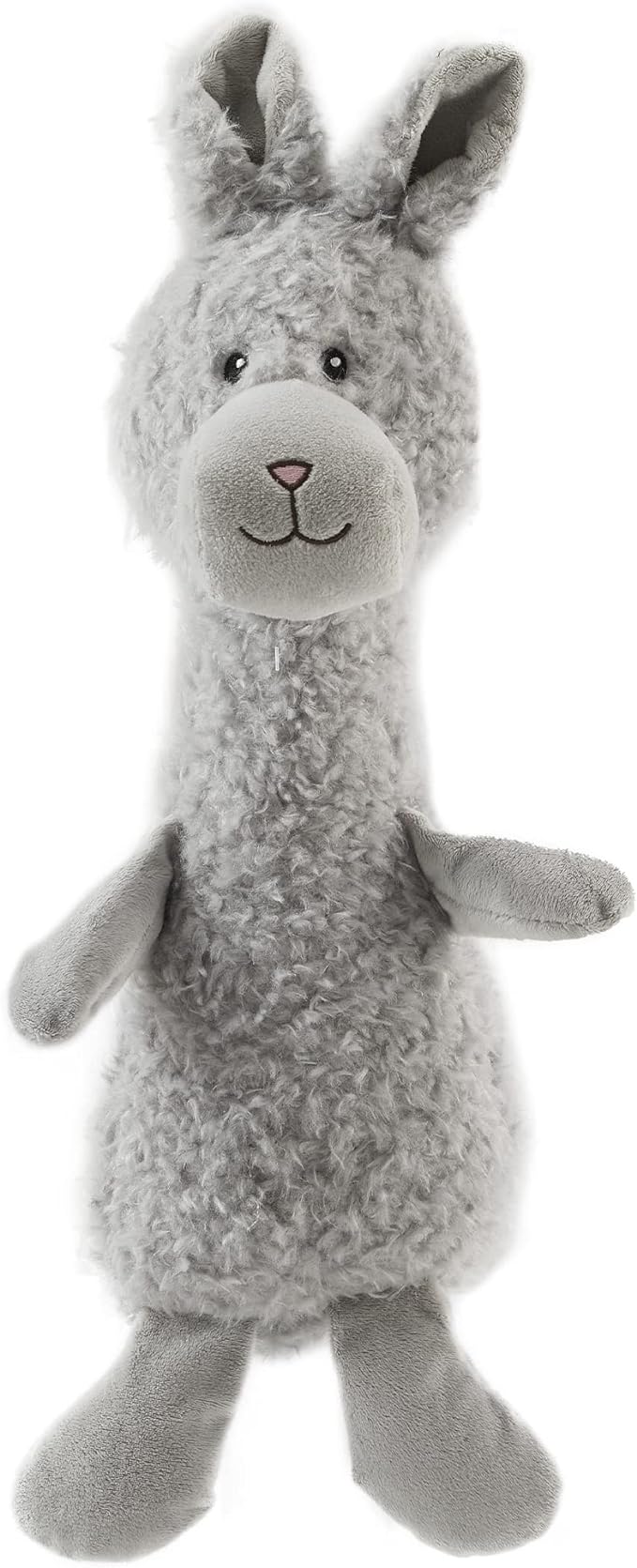 Charming Pet Scruffles Bunny Plush Squeaky Dog Toy, Large