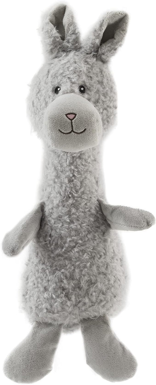 Charming Pet Scruffles Bunny Plush Squeaky Dog Toy, Large