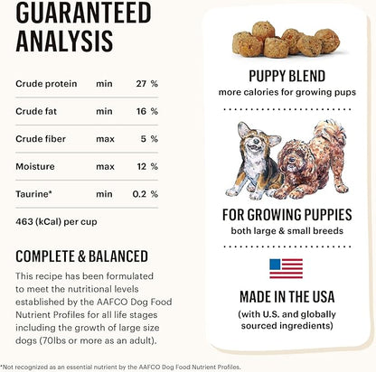 The Honest Kitchen Whole Food Clusters Puppy Grain Free Chicken Dry Dog Food, 20 lb Bag