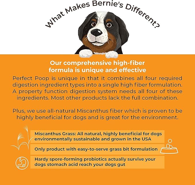 Perfect Poop Digestion & Health Supplement for Dogs: Fiber, Prebiotics, Probiotics, Enzymes Digestive, Hard & Soft Stool, Improved Health (4.2oz Cheddar Bag + 4.2oz Chicken Bag, 4.2oz Bundle)