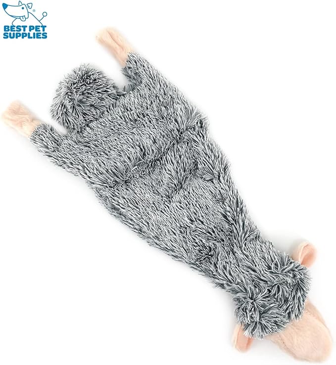 Best Pet Supplies Stuffing Free Squeaky Dog Toys for Small Dogs, Medium Dogs, and Large Dogs, Durable, Best Dog Chew Toy for Teething Puppy, Indoor Play, Holds Plastic Bottle - Sheep, Large