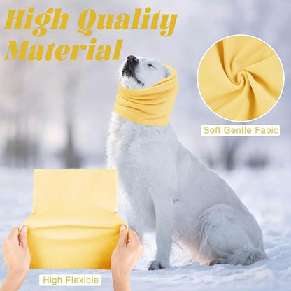 Dog Quiet Ear Covers for Ear Protection, Calming Dog Ear Muffs for Cats Dogs, Dog Hoodie for Noise Protection, Soft Warm Ear Muff for Dog Grooming Bathing