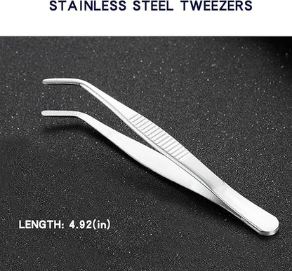 Tick Removal Tool,Tick Remover for Dogs,Pet First aid kit Ttwister Tweezers,Tick Key,Dog Hiking Camping Gear,Cat flea and tick Treatment (1 Set), Metal ash