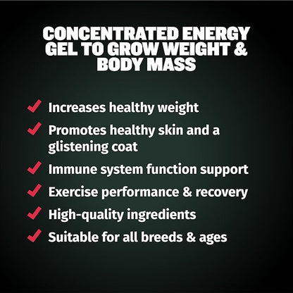 Bully Max Weight Gainer Liquid for Puppies & Adult Dogs | 2-in-1 High Calorie Multivitamin Dog Supplements & Vitamins for Weight Gain with Omega 3 & Whey Protein for All Breeds & Ages - 16 oz Bag