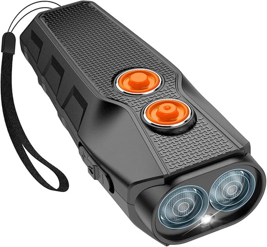 NOUGAT Dog Barking Control Devices, Anti Barking Device with 3 Training Deterrent Modes, Barking Control 25FT Ultrasonic Dog Bark Deterrent, Rechargeable Dog Training & Behavior Aids with LED