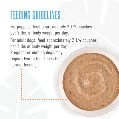Tiki Dog Baby Mousse Wet Dog Food for Puppies, Beef & Beef Liver, 3 oz. Pouch (12 Count)