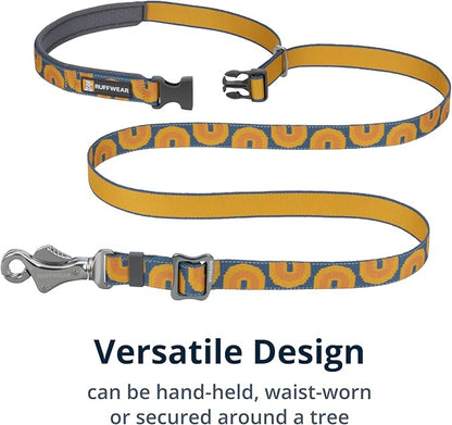 Ruffwear, Crag Ex Leash, Extendable Dog Leash, Hand-Held or Waist-Worn Reflective Lead, Canyon Oxbow