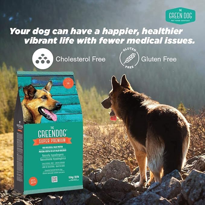 Super Premium Vegan Dry Dog Food for Adults Plant-Based Protein | Gluten & Junk-Free | Prevent Allergies & Diseases | Vegetable Flavor