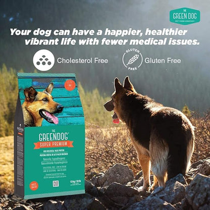 Super Premium Vegan Dry Dog Food for Adults Plant-Based Protein | Gluten & Junk-Free | Prevent Allergies & Diseases | Vegetable Flavor
