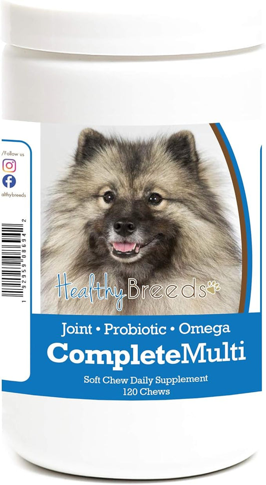 Healthy Breeds Keeshonden All in One Multivitamin Soft Chew 120 Count