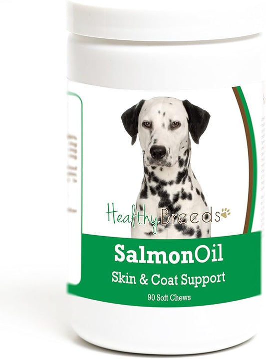 Healthy Breeds Dalmatian Salmon Oil Soft Chews 90 Count