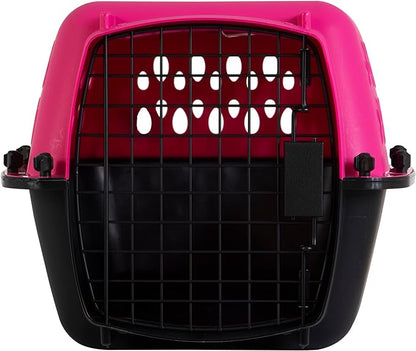 Petmate Pet Porter Fashion Dog Kennel 23", Hot Pink, for Pets up to 15lbs, Made in USA